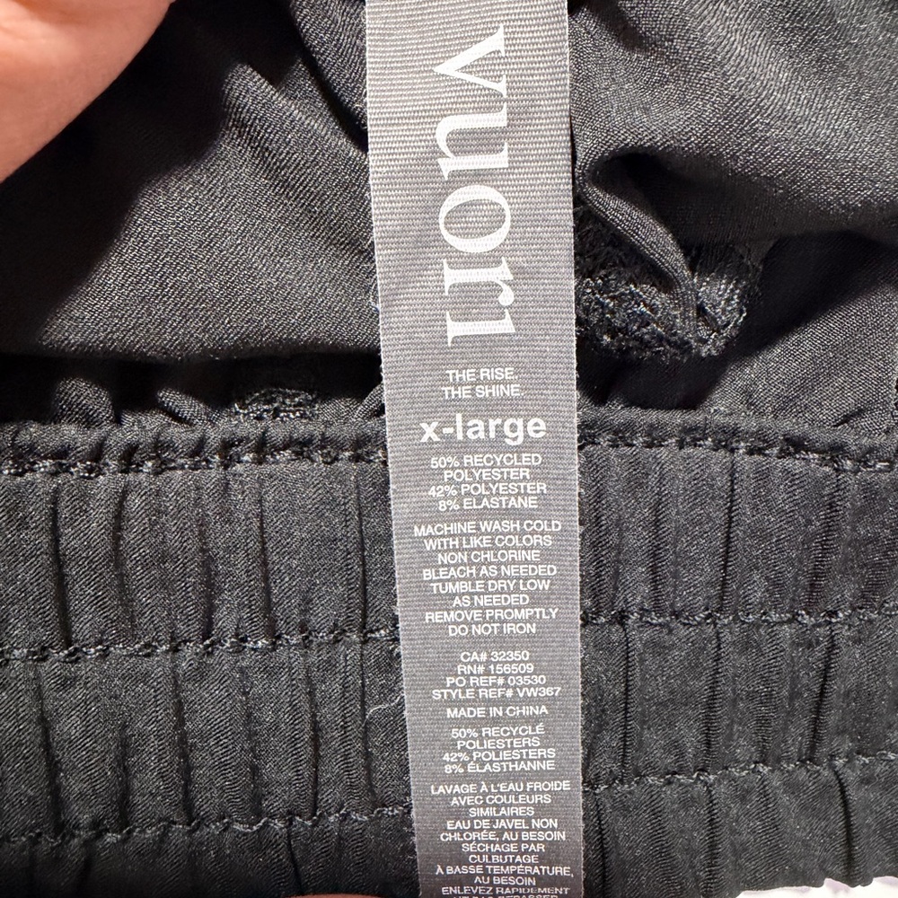 Vuori Black Athletic Shorts - Picture 2 of 4